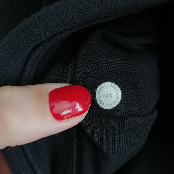 Lululemon Thick Fleece Half 1/2 Zip Sweatshirt in Black XS/S - Picture 12 of 15